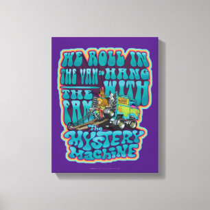 Groovy Mystery Machine Fam Graphic Canvas Afdruk