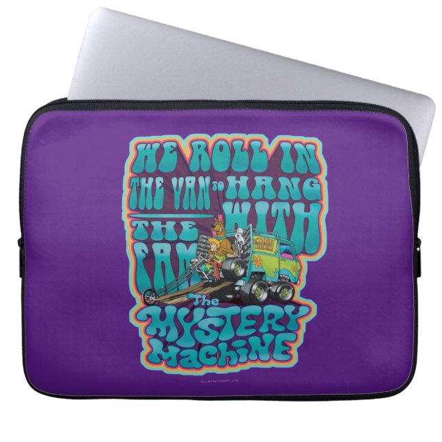 Groovy Mystery Machine Fam Graphic Laptop Sleeve (Voorkant)