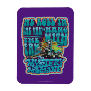 Groovy Mystery Machine Fam Graphic Magneet
