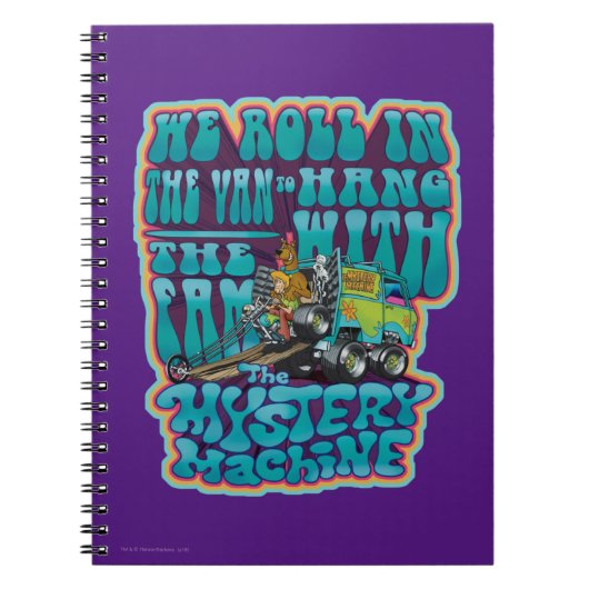 Groovy Mystery Machine Fam Graphic Notitieboek (Voorkant)