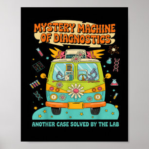 Groovy Mystery Machine van het Laboratorium voor D Poster