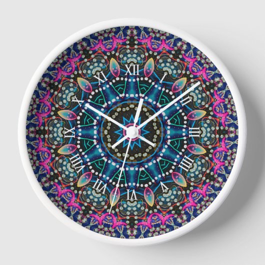 Groovy Neon Mushroom Party Mandala (Voorkant)