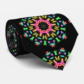 Groovy neon stropdas (Opgerold)