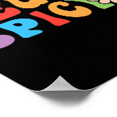 Groovy Neurospicy - Neurodivergente Adhd Asd Autis Poster (Hoek)