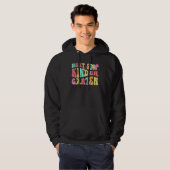 Groovy Next Stop Kindergarten Preschool Graduation Hoodie (Voorkant volledig)