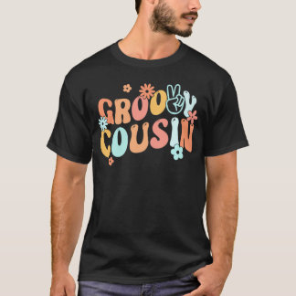 Groovy nicht bloem macht hippie familie groovy vi t-shirt