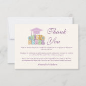 Groovy NICU Nurse Graduation Party Bedankkaart (Voorkant)