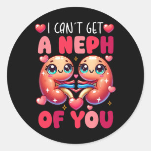 Groovy Nier Nephrologie Verpleegster Dialyse Techn Ronde Sticker