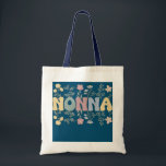 Groovy Nonna Grandmoeder Flowers Nonna Grandma Tote Bag<br><div class="desc">Groovy Nonna Grandmoeder Flowers Nonna Grandma Gift. Perfect gift voor je vader,  moeder,  papa,  mannen,  vrouwen,  vriend en familieleden op de dag van de Thanksgiving,  kerstdag,  Moederdag,  vaderdag,  4 juli,  1776 Onafhankelijke dag,  Veteranendag,  Halloween Dag,  Patrick's Day</div>