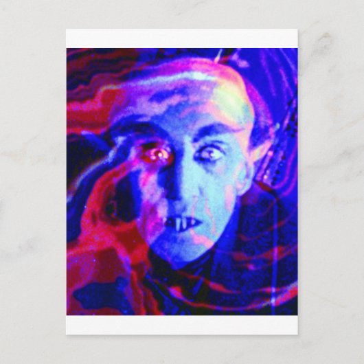 Groovy Nosferatu Briefkaart (Voorkant)
