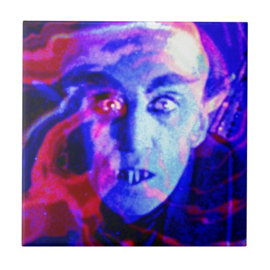 Groovy Nosferatu Tegeltje (Voorkant)