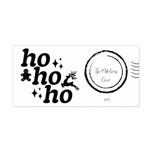 Groovy Nutcracker Retro Pastel Christmas Rubberstempel (Afrduk)