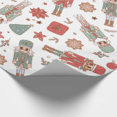 Groovy Nutkraker 12 dagen kerstcadeautjes Cadeaupapier (Hoek)