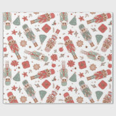 Groovy Nutkraker 12 dagen kerstcadeautjes Cadeaupapier (Vlak)