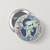 Groovy Obama 2008 Gear Ronde Button 5,7 Cm (Voorkant /achterkant)