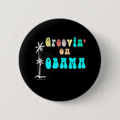Groovy Obama Button (Voorkant)