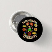 Groovy Occupational Therapy OT maand Ronde Button 3,2 Cm (Voorkant /achterkant)