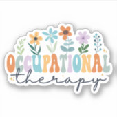 Groovy Occupational Therapy OT-maand Sticker (Voorkant)