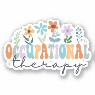 Groovy Occupational Therapy OT-maand Sticker
