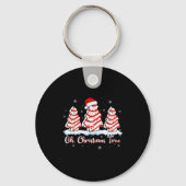 Groovy Oh Christmas Tree Cakes Debbie Beckey Jen C Sleutelhanger (Voorkant)