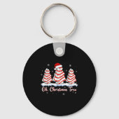 Groovy Oh Christmas Tree Cakes Debbie Beckey Jen C Sleutelhanger (Voorkant)