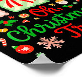 Groovy Oh Christmas Tree Cakes Debbie Becky Jen Ca Poster (Hoek)