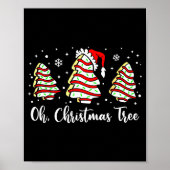 Groovy Oh Christmas Tree Cakes Debbie Becky Jen Ca Poster (Voorkant)