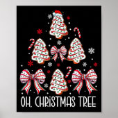 Groovy Oh Christmas Tree Cakes Debbie Becky Jen Ca Poster (Voorkant)
