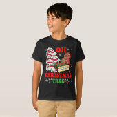 Groovy Oh Christmas Tree Cakes Debbie Becky Jen Ca T-shirt (Voorkant volledig)