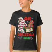 Groovy Oh Christmas Tree Cakes Debbie Becky Jen Ca T-shirt (Voorkant)