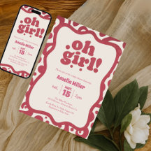Groovy Oh Girl | Retro Roze 70s babyborrel