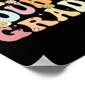 Groovy Oh Hey 4e klas terug naar school leraar Poster (Hoek)