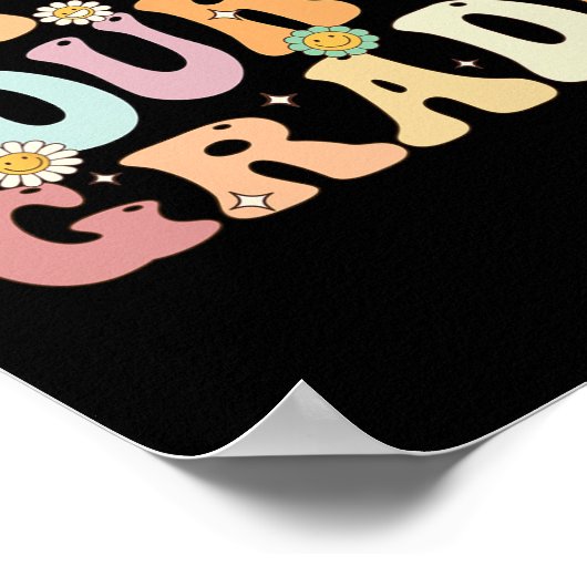 Groovy Oh Hey 4e klas terug naar school leraar Poster (Hoek)