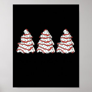Groovy Oh Kerstboom Xmas Lights Leuke Boom Cake Poster