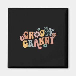Groovy oma een dankbare oma Thanksgiving chr Magneet