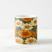 Groovy Oma Retro Bloemendesign Geschenk Koffiemok (Center)