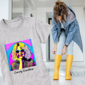 Groovy Oma Retro Flower Power Hippie T-shirt