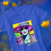 Groovy Oma Retro Flower Power Hippie T-shirt