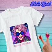 Groovy Oma Retro Flower Power  Hippie T-shirt