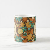 Groovy Oma  Sixties Flower Power, Bruin Koffiemok (Center)