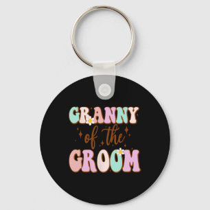Groovy oma van de bruidegom huwelijksfeest van Gro Sleutelhanger
