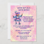 Groovy Oma Verjaardagsfeest-Retro Party voor haar Kaart (Voorkant)