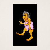 Groovy Oma Visitekaartje (Achterkant)