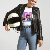 Groovy Oma Vredesbord Retro Hippie T-shirt