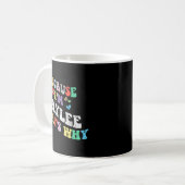 Groovy omdat ik Baylee dat waarom grappige aangepa Koffiemok (Voorkant links)