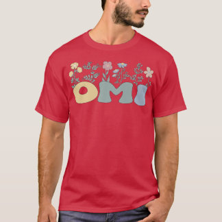 Groovy Omi Grandmoeder Flowers Omi Grandma Premium T-shirt