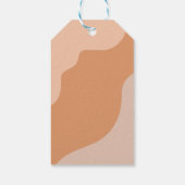 Groovy One 1e verjaardag Boho Daisy Favor Cadeaulabel (Achterkant)