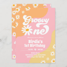 Groovy One 1e verjaardag Boho Floral Daisy