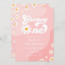 Groovy One 1e verjaardag Boho Floral Daisy