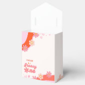 Groovy One 1e verjaardag Boho Retro Daisy Bedankdoosjes (Geopend)